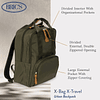 Mochila urbana X-Travel - 14 pulgadas - Bolsa de mano para h