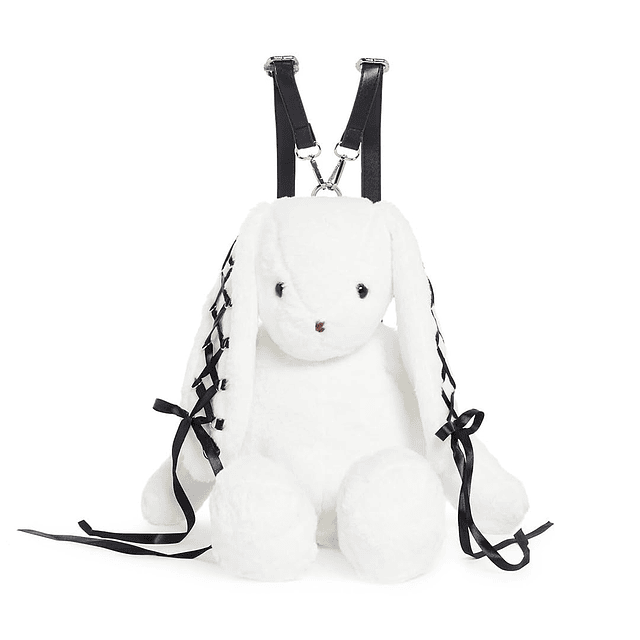 Mochila de peluche Cuddly Bunny - White OS