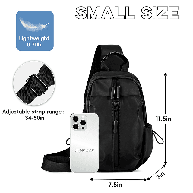 Bolso bandolera pequeño para mujeres y hombres, bolso cruzad