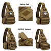 Bolsa táctica militar para el pecho, mochila de hombro MOLLE