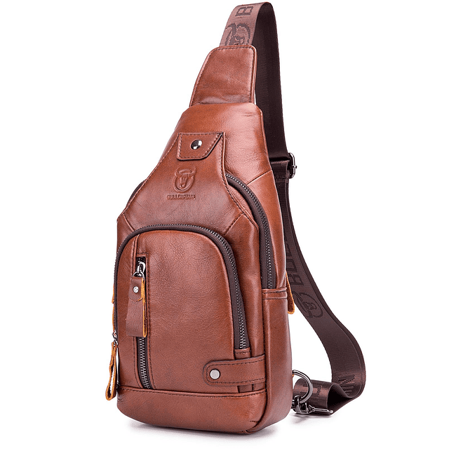 Bolso bandolera de cuero Bolso de pecho para hombre Bolsos b