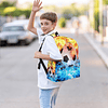 Juego de mochilas de fútbol para niños y niñas, mochila de 3