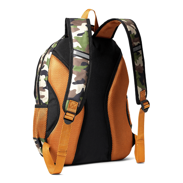 Mochila estampada para niños, camuflaje, mediana