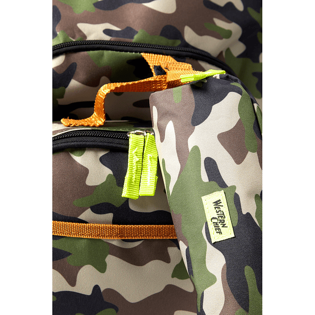 Mochila estampada para niños, camuflaje, mediana