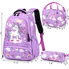 Mochila Unicornio para niñas Mochila escolar preescolar para