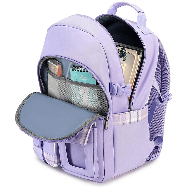 Linda mochila de escuela secundaria para niñas, niños, adole