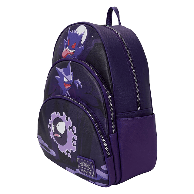 Mini mochila de triple bolsillo Pokemon Gastly Evolutions