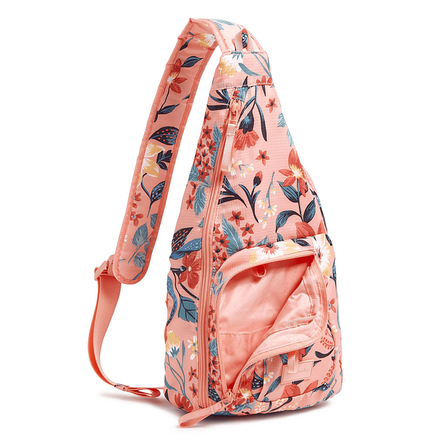 Mochila Ripstop Sling, Paradise Bright Coral