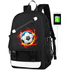 Mochila anime para niños, mochila para portátil de 15,6 pulg