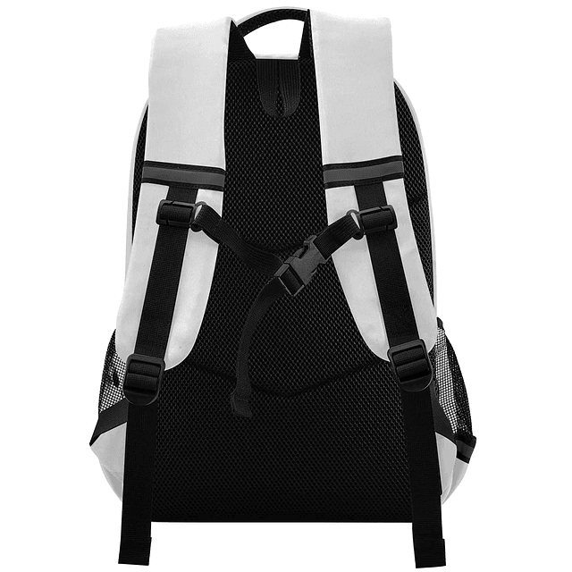 Mochila de caballo blanco para estudiantes, niños y niñas, m