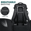 Mochila de viaje para mujeres/hombres, mochila impermeable c