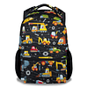 Mochila preescolar de construcción para niños, mochilas exca