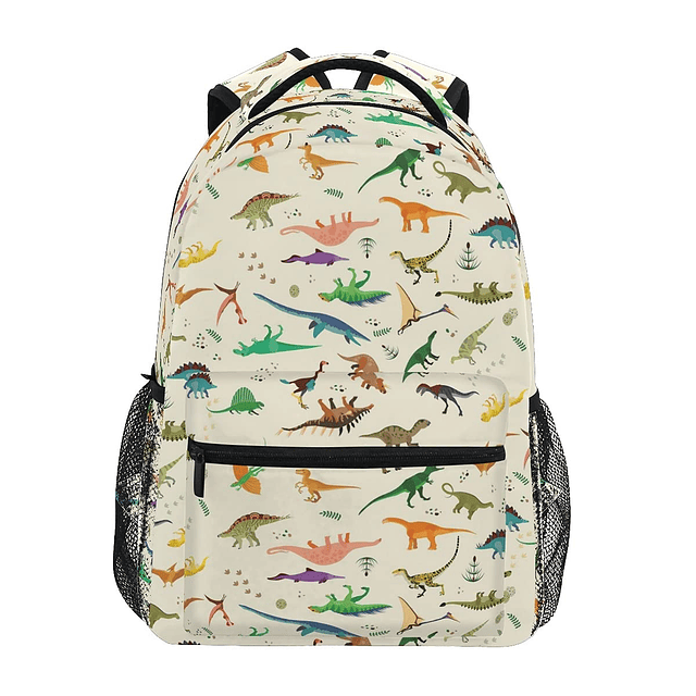 Mochila con patrón de dinosaurio, mochila escolar, mochila d