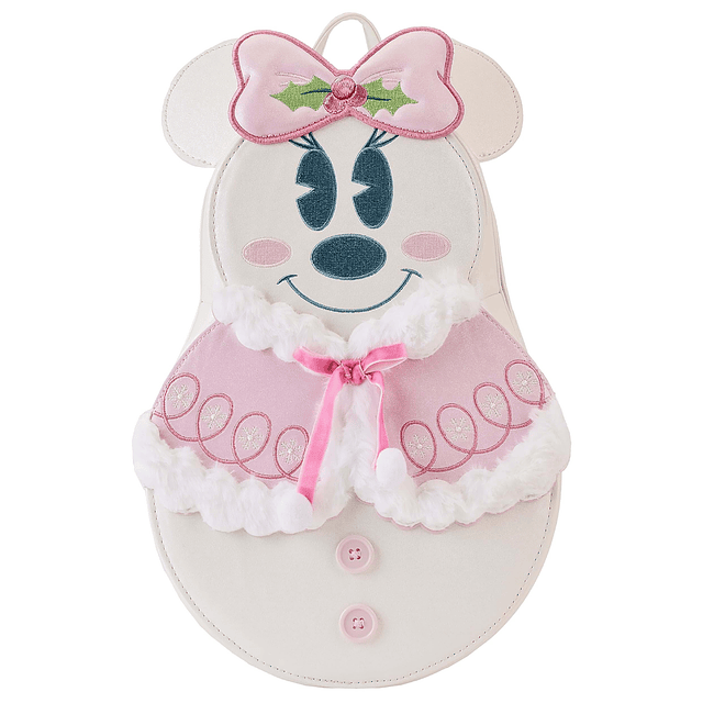 Disney Minnie Mouse Pastel Muñeco De Nieve Mini Mochila