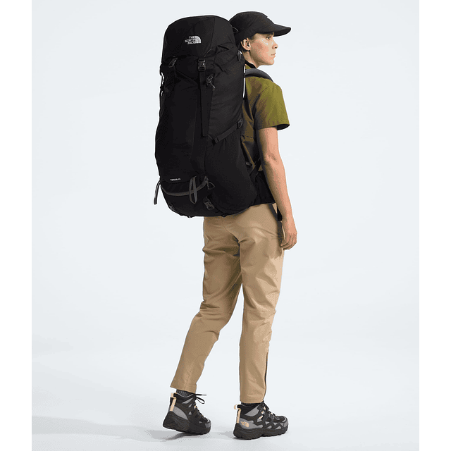 Mochila Terra 65 L, TNF Negro/Gris Asfalto, Grande/Extragran