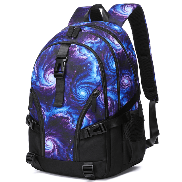 Mochila Galaxy para Escuela Secundaria Bolsas para Libros pa