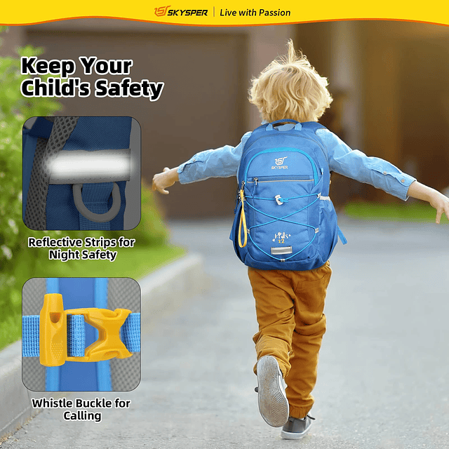 Mochila para niños Mochila escolar para niños de 12 litros P