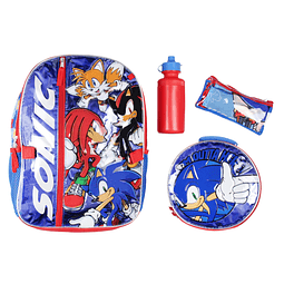 Sonic The Hedgehog Mochila de 16.0 in de moldeo rápido para