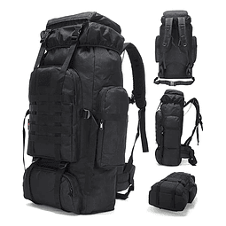 Mochila militar Molle para acampar, 70L, senderismo, mochila