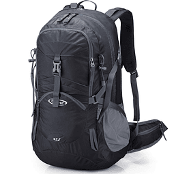 Mochila de viaje para senderismo de 45L, impermeable, con cu