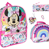 Disney Minnie Mouse elige feliz juego de 5 piezas mochila lo