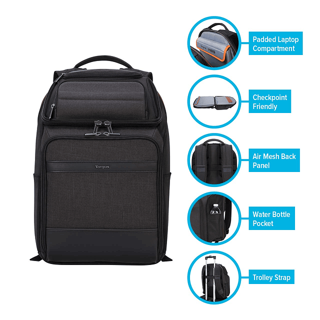 CitySmart EVA Pro Travel Business Mochila para viajeros y pu