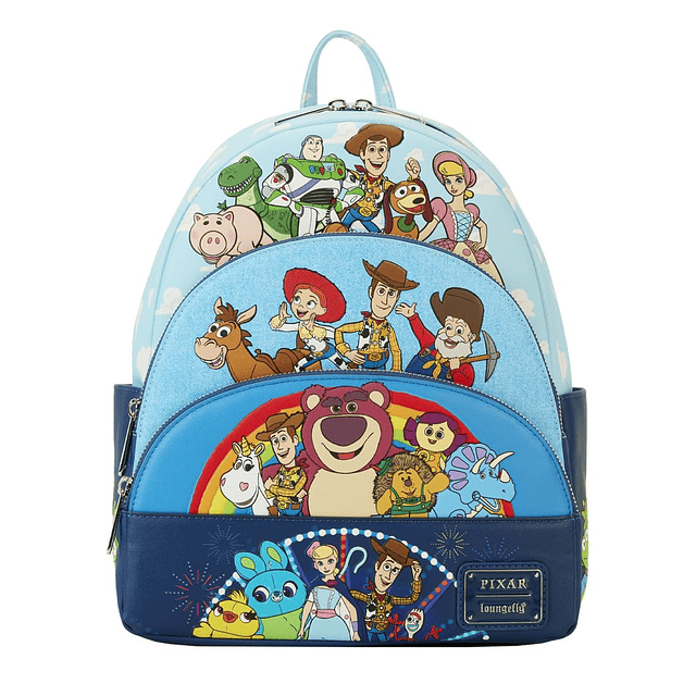 Pixar Toy Story Movie Collab Mini mochila de triple bolsillo