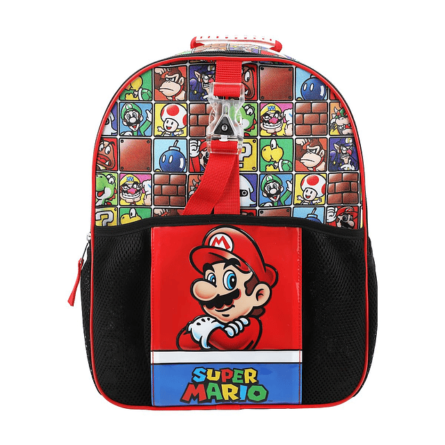 Juego de mochila y lonchera de 5 piezas de Super Mario Broth