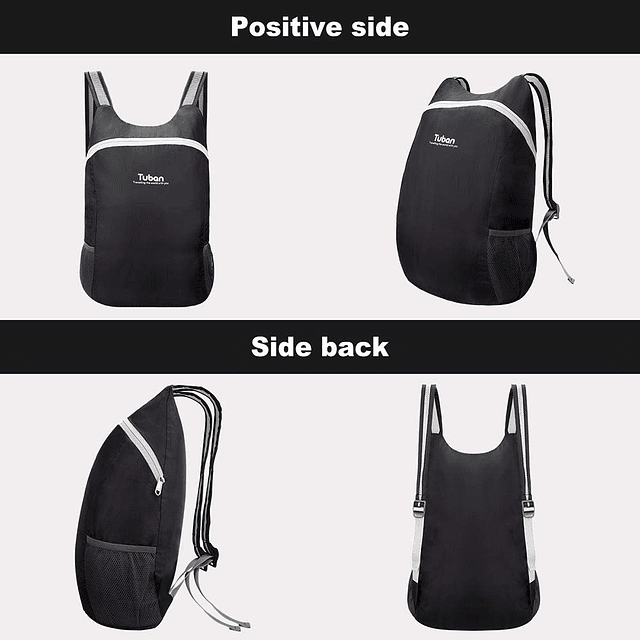 Mochila resistente al agua, plegable, ultraligera, para viaj