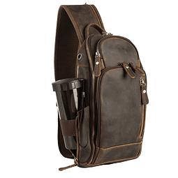 Bolso bandolera de cuero para hombre, bolso bandolera para h