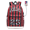 Mochila para jugador de baloncesto 23, bolsa de viaje para o