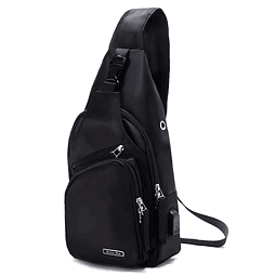 Hombres Mujeres Sling Mochila Nylon Resistente al agua Hombr