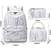 Mochila escolar para niñas Mochila para niños con lonchera E