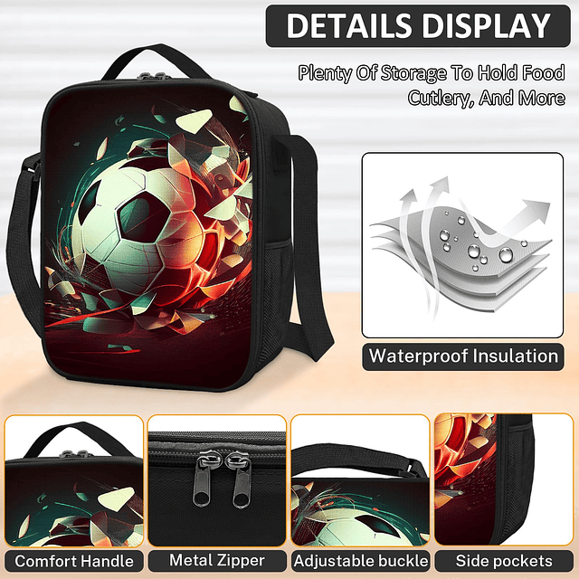 Mochila escolar para niños - Mochila de fútbol para niños de