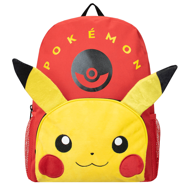 Mochila Infantil Pikachu Roja