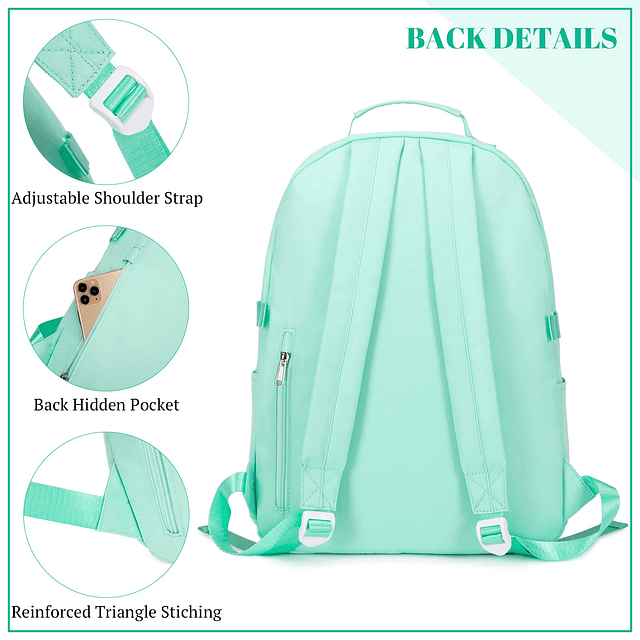 Mochila escolar para niños, mochila para ordenador portátil,