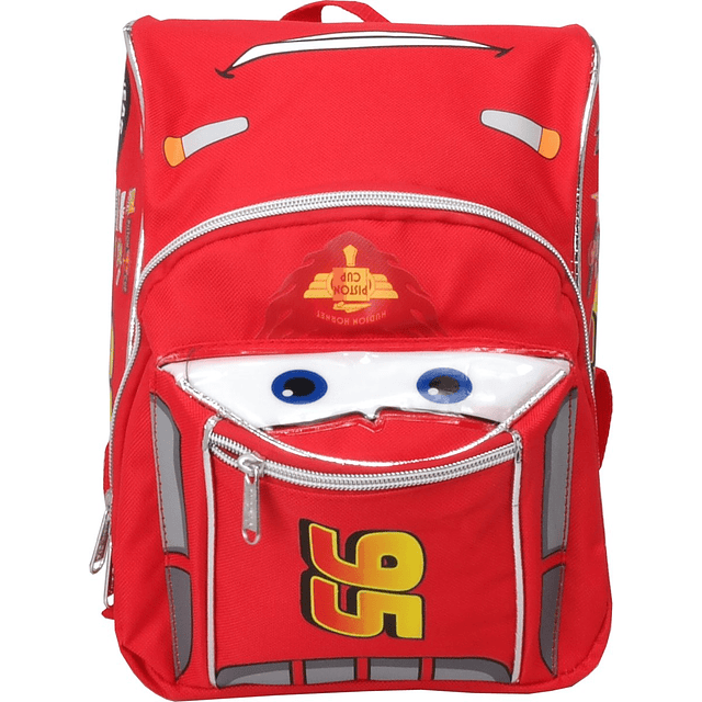 Mini mochila Pixar con forma de Rayo McQueen de 10 pulgadas