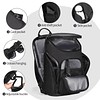 Bolso Bandolera Negro, Bolso Bandolera Grande para Tableta d