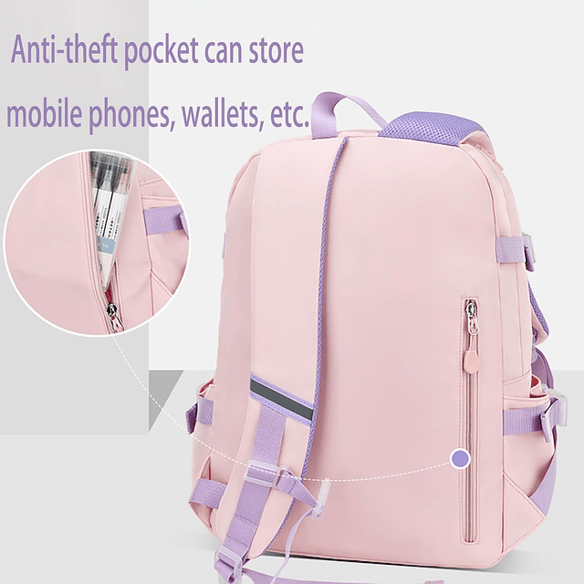 Mochila para niñas, Mochila de Conejo Kawaii para niñas, Lin