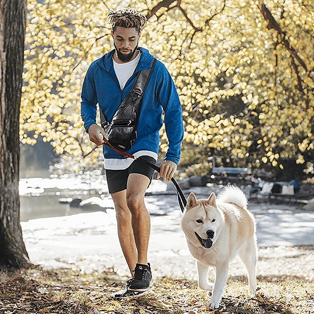 Mochila de cuero para hombre con puerto de carga USB