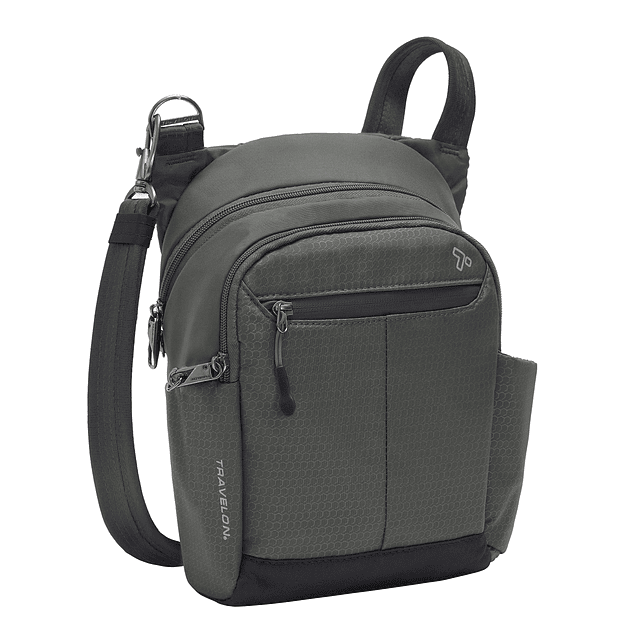 Bolsa antirrobo Active Tour, carbón, 9 x 11 x 3,5