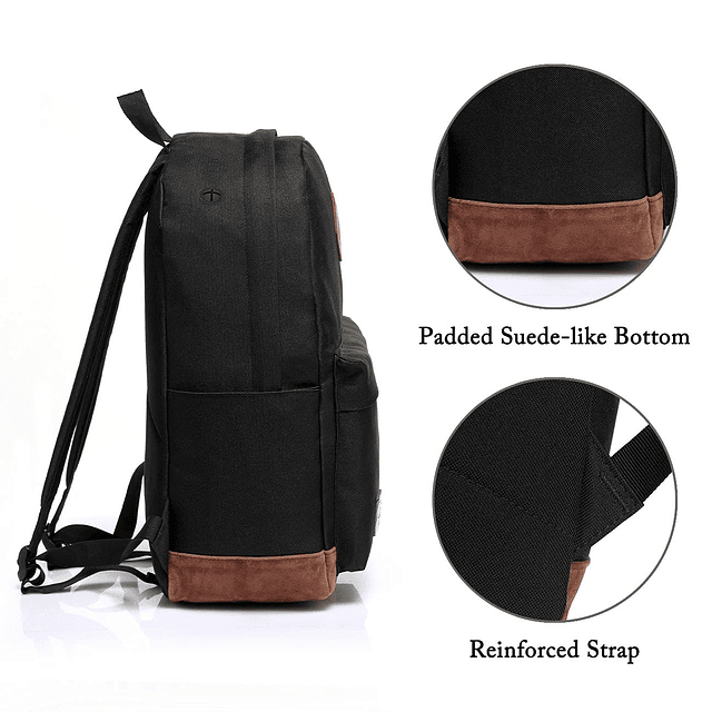 Mochila para hombres, unisex, clásica, resistente al agua, m