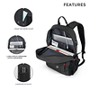 Mochila para computadora portátil de diseño para hombres, mo