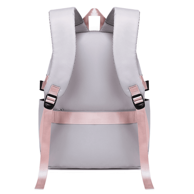 Mochila escolar elegante para hombres y mujeres, bolsa de li