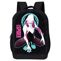 Mochila Spiderman Ghost Spider - Mochila negra Spider Gwen S