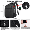 Mochila para computadora portátil con puerto de carga USB, b