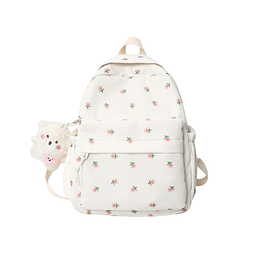 Mochila escolar pequeña de flores para niñas adolescentes Mo