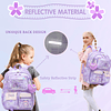 Preciosa mochila para niñas, mochila escolar para estudiante