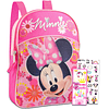 Paquete de mochila preescolar pequeña de Minnie Mouse de 11