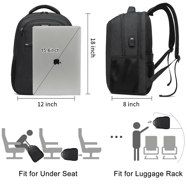 Mochila para hombres y mujeres, mochila escolar para adolesc